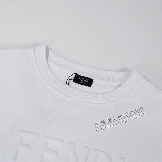 Fendi專門店芬迪2023FW新款立體壓花工藝衛衣 男女同款 tzy2947